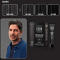 Men's Temporary Hair Color by American Crew, Temporary Hair Dye, Natural Gray Coverage, Dark, 1.35 Fl Oz (Pack of 3)