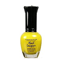 Kleancolor Nail Lacquer Neon Yellow 18