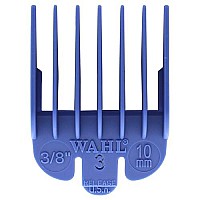 Wahl Professional 3 Color Coded Guide Comb Attachment 3/8 (10.0mm) -3134-803 - Great for Professional Stylists and Barbers - Blue