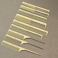 Cricket Silkomb Pro-55 Wide Tooth Rattail Comb Professional Hair Stylist Combs for Teasing Sectioning Parting Lifting Weaving Styling Coloring Hair