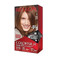 Revlon ColorSilk Hair Color, 51 Light Brown 1 ea