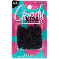 Goody Ouchless Braided Mini Elastics, 50 Count