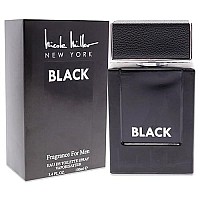 Nicole Miller Black Men's Eau De Toilette Spray 3.4 Oz