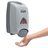 Gojo Luxury Foam Antibacterial Handwash, Fresh Fruit Fragrance, 1250 mL Foam Hand Soap Refill FMX-12 Push-Style Dispenser (Pack of 3) - 5162-03