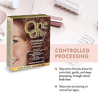 One 'n Only Exothermic Perm with Argan Oil for Firm Curls, Self-Heating Formula for Client Comfort, Ensures Shine and Manageability, Eliminates Perm Odor