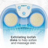 Conair Waterfall Foot Pedicure Spa With Lights, Bubbles, Massage Rollers