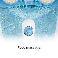 Conair Waterfall Foot Pedicure Spa With Lights, Bubbles, Massage Rollers