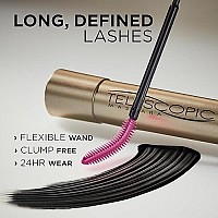 Loreal Paris Makeup Telescopic Original Lengthening Mascara, Black Brown, 0.27 Fl Oz (1 Count)