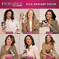 Loreal Paris Excellence Creme Permanent Hair Color, 5G Medium Golden Brown, 100 Percent Gray Coverage Hair Dye, Pack Of 1