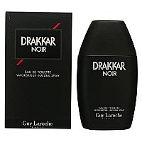 Guy Laroche Drakkar Noir Eau De Toilette Spray for Men, 6.7 Oz