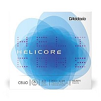 Daaddario H512 Helicore Cello Single A String, 44 Scale Heavy Tension (1 Set)- Stranded Steel Core For Optimum Playability And Clear, Warm Tone - Versatile And Durable - Sealed Pouch Prevents Corrosion