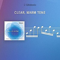 Daaddario H512 Helicore Cello Single A String, 44 Scale Heavy Tension (1 Set)- Stranded Steel Core For Optimum Playability And Clear, Warm Tone - Versatile And Durable - Sealed Pouch Prevents Corrosion