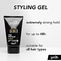 Got2b Ultra Glued Invincible Styling Hair Gel, 6 Ounces (Pack of 2)