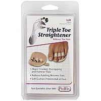 PediFix Triple Toe Straightener, Left Foot