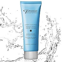 Premier Dead Sea Facial Cleanser with Micro Grains, Luxury collection foaming face wash, daily use skin care, nondrying, anti-aging Skin Care with aloe vera, witch hazel, Dermatologist Tested 4.2fl oz