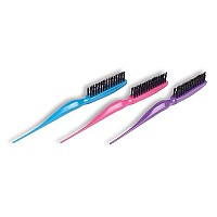 Cricket Amped Up Teasing Hair Brush for Volume, Backcombing, Lifting, Styling, And Sectioning Hair, Fuchsia