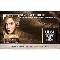 L'Oreal Paris Superior Preference Fade-Defying + Shine Permanent Hair Color, UL61 Ultra Light Ash Brown, Pack of 1, Hair Dye