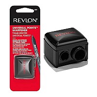 Makeup Sharpener by Revlon for Eyeliner, Lip Liner, and More! Universal Sharpener for All Wooden & Plastic Pencil Sizes