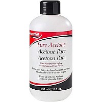 Super Nail Pure Acetone Polish Remover, 8 Fl Oz