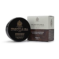 Truefitt & Hill Shaving Cream Bowl - Sandalwood | Smooth Glide for Incredibly Close, Yet Comfortable Hydrating Shave, 6.7 ounces