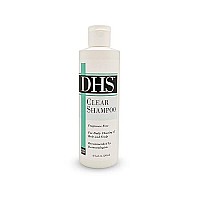 DHS Clear Shampoo - Womens and Mens Shampoo for Sensitive Skin/Unscented Cleansing Shampoo Cleans Hair and Treats Dry Scalp/Irritant-free, Paraben-free, Fragrance-free, and Dye-free / 8oz