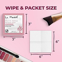 La Fresh Makeup Remover Facial Cleansing Wipes, Waterproof Makeup Face Cleansing Wipes with Vitamin E Pack of 200ct Facial Wipes - Skin Care Travel Essentials