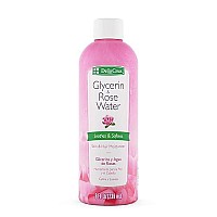 De La Cruz Rose Water and Glycerin for Face - Rosewater Facial Toner and Moisturizer for Skin and Hair 8 fl oz. (236 mL) - 1 Bottle