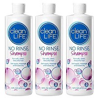 No-Rinse Shampoo, 16 Fl Oz - Leaves Hair Fresh, Clean And Odor-Free (Pack Of 3)