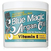 Blue Magic Argan Oil & Vitamin-e Leave-in Conditioner 13.75 Oz, Blue (BLMARG)