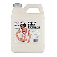 White 32 Oz - Liquid Latex Body Paint, Ammonia Free No Odor, Easy On and Off, Cosplay Makeup, Creates Professional Monster, Zombie Arts