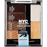 New York Color Individualeyes Custom Compact, Smokey Blues, 1.08 Ounce