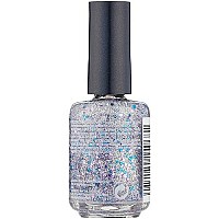 N.Y.C. New York Color Long Wearing Nail Enamel, Starry Silver Glitter, 0.45 Fluid Ounce