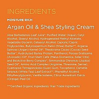 Andalou Naturals Styling Cream Ounces, Argan Oil & Shea, 6.8 Fl Oz