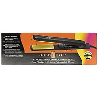 Gold N' Hot GH3010 Professional Ceramic Crimping Iron, 1 Inch