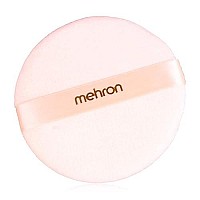 Mehron Makeup Round Professional Makeup Powder Puff, 4.75