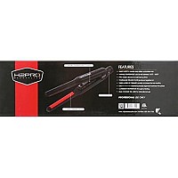 H2Pro Vivace Professional Variable Temperature Ceramic Styling Flat Iron, 4/10 Inch, 2 Pounds