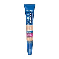 Rimmel Match Perfection 2-in-1 Concealer and Highlighter, Fair Light, 0.23 Ounce