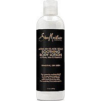 Sheamoisture Soothing Body Lotion for Troubled Skin African Black Soap Lotion with Shea Butter 13 oz