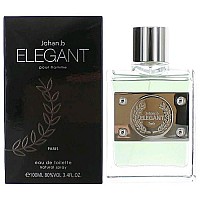 Johan B. Elegant Pour Homme Eau De Toilette Spray, 3.4 Ounce