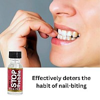 Onyx Professional Stop The Bite Nail Biting & Thumb Sucking Deterrent Polish 0.5 fl oz - Helps Nails Grow & Can Be Used As Top or Base Coat