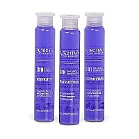 Tec Italy Recunstruct Hair Treatment Al Semi Di Lino 0.33Oz 12 Count Ampolletas