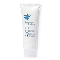 ALOE UP After Sun Light Moisturizer Skin Care - Body Moisturizer uses Aloe Vera Gel, Coconut Oil, and Vitamin E for After Sun Care/Beach Essential Sun Lotion Soothes Sunburned Skin / 4 oz