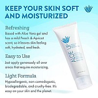 ALOE UP After Sun Light Moisturizer Skin Care - Body Moisturizer uses Aloe Vera Gel, Coconut Oil, and Vitamin E for After Sun Care/Beach Essential Sun Lotion Soothes Sunburned Skin / 4 oz