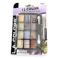 L.A. Colors Expressions, 12 Color Eyeshadow, BEP425 Urban, 0.49 Oz