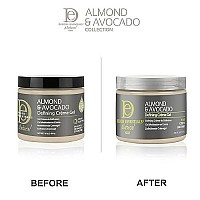 Design Essentials Natural Almond & Avocado Curl Defining Creme Gel For All Curl Types - 16 Oz