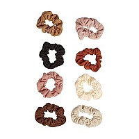 Goody Ouchless Ribbed Hair Scrunchies, 8 Count