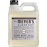 MRS. MEYER'S CLEAN DAY Liquid Hand Soap Refill - Lavender - 33 Fl Oz (Pack of 1)