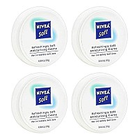 Nivea Soft, Refreshingly Soft Moisturizing Creme, .84 Oz. (4 Pack Value Bundle)