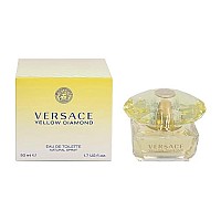 Versace Yellow Diamond Eau De Toilette Spray for Women, 1.7 Fl Oz