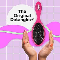 Wet Brush Original Detangler Hair Brush Exclusive Ultrasoft IntelliFlex Bristles Glide Through Tangles With Ease For All Hair Types For Women, Men, Wet And Dry Hair, 5 Oz, Punchy Pink, 1 Count